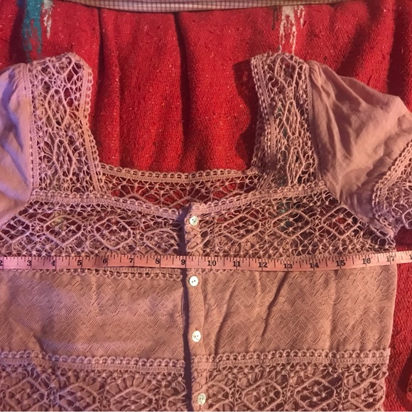 Free People Pink Lace Maxi Dress - Picture 5 of 6